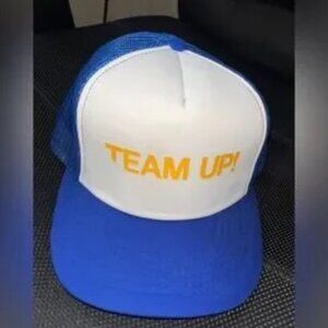 TEAM UP (STRANGER THINGS) TRUCKER SNAP BACK BASEBALL HAT/CAP rare!!